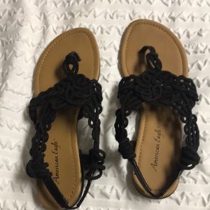Black sandals